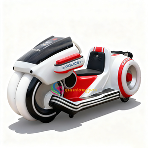 Theme <b>Entertainment</b> Park 24V 350W Electric Motorcycle & Car Coin Operated Kiddie Ride for Kids Indoor/Outdoor 200kg Capacity - Product Image 2