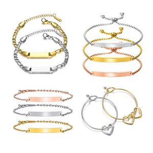 Pulseras Personalizadas con Nombres de Bebé en Acero Inoxidable, Resistentes al Agua, con Revestimiento PVD, Accesorios de Joyería para Niñas - Product Image 2