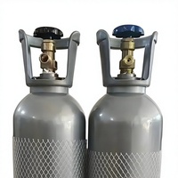 Cilindro de CO2 Industrial de 15L, Botella de Almacenamiento de Dióxido de Carbono con Certificación TPED CE ISO9809