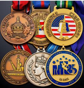 Medallas Internacionales Personalizadas de Metal 3D para Kung Fu, Taekwondo, Jiu Jitsu, Judo, Karate, ITF - Product Image 1