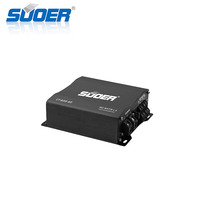 Amplificateur de puissance de voiture 4 canaux de taille mini 1500 Watts pour CT-600.4D-U, classe D pleine bande avec filtres de fréquence 12V