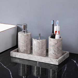 Hot Sale & High Quality Natural Marble Ceramic <b>Soap</b> Dispenser for Bathroom - Product Image 2