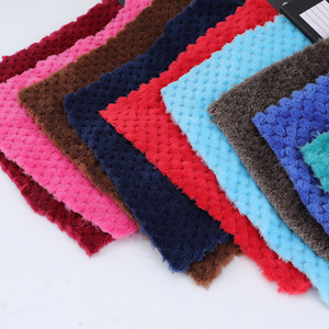 Super suave 100 poliéster tejido personalizado patrón Jacquard piña franela polar tela escocesa para manta de invierno - Product Image 2