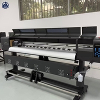 Nueva Impresora de Inyección de Tinta Eco Solvente de Formato Ancho de 1.8m con Cabezales de Impresión Duales I1600/I3200, Placa Base Hoson y Software RIP Maintop