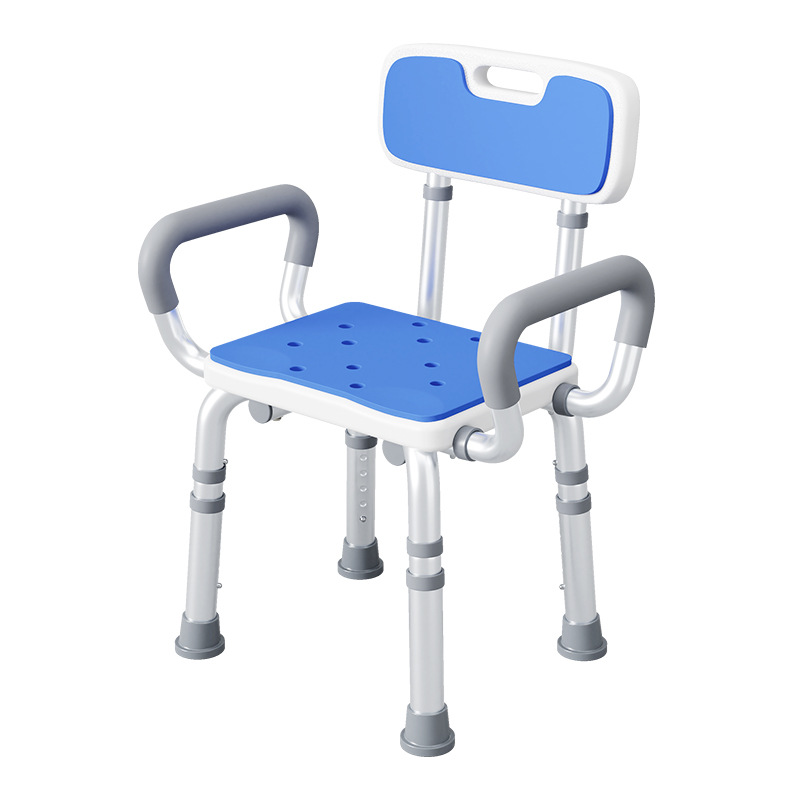 YC504 Blue Seat Cushion, Backrest, and Armrests