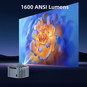 Yinzam 4K Di Động 1080P Android DVD Chiếu Với Tự Động Lấy Nét Hdr10 Memc 2G Ram 1600 ANSI Lumens Cho Rạp Chiếu Phim Gia Đình Video Máy Chiếu - Product Image 3