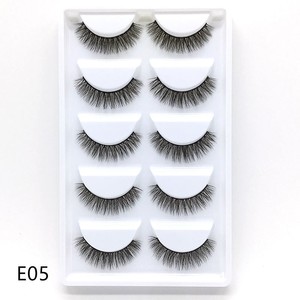 Vente en gros les plus populaires <span class=keywords><strong>3DE</strong></span> série 28 Styles 3D faux cils de vison cils en soie modèle naturel marque privée - Product Image 2