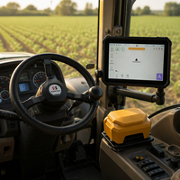 Système de direction automatique agricole, conduite autonome, récepteur intégré pour la guidage des tracteurs