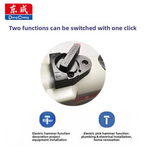 Dongcheng <strong>Electric</strong> High-Power Industrial Hammer <strong>Drill</strong> Single-Use 750W 28mm Max Diameter Impact Concrete <strong>Drill</strong> Drilling - Product Image 2