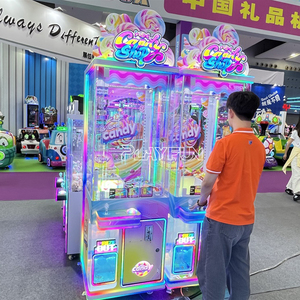 Nueva máquina de juego de Arcade que funciona con monedas Candy Pusher Fun Prize Gift Game Candy <span class=keywords><strong>Chocolate</strong></span> Claw Máquina expendedora - Product Image 3
