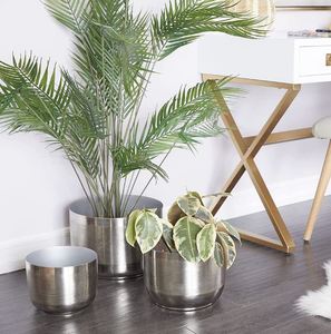 Gran oferta, exportador indio, maceta de flores de plata antigua, maceta de jardinería para decoración de habitaciones disponible a un precio asequible de la India - Product Image 2