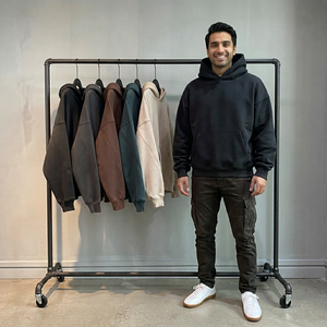 High quality drop shoulder mens blank no <b>string</b> fleece heavyweight 100% cotton 360 gsm custom unisex oversized hoodies - Product Image 1