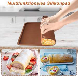 Feuilles de cuisson en silicone réutilisables antiadhésives résistantes aux hautes températures avec bords pour déshydrateur, idéales pour fruits, viande et légumes - Product Image 3