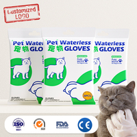 Huisdieren Honden Katten Baden Verzorgen Reinigingshandschoenen Huisdierendoekjes Wegwerpbadborstel Niet-geweven stof Tandverzorging