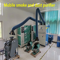Extractor de Humo Portátil Industrial para Soldadura Láser DTF, Máquina de Soldadura, Absorbedor de Polvo y Humo de Alta Resistencia, Filtro Colector de Humos