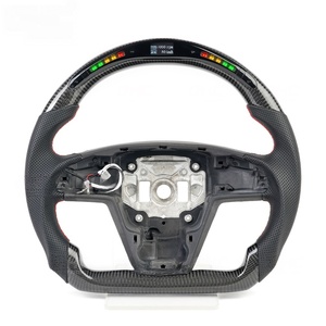 Volante Deportivo de Fibra de Carbono Real con LED de Velocidad y RPM para <span class=keywords><strong>Tesla</strong></span> <span class=keywords><strong>Model</strong></span> <span class=keywords><strong>S</strong></span> <span class=keywords><strong>X</strong></span> <span class=keywords><strong>2021</strong></span> <span class=keywords><strong>2022</strong></span> Plaid 3 Runner - Product Image 2