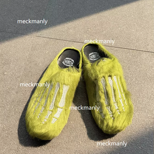 Chaussons M ü ller en cuir véritable personnalisés de haute qualité pour hommes et femmes, avec semelle en liège antidérapante, soutien de la voûte plantaire, fond plat - Product Image 1
