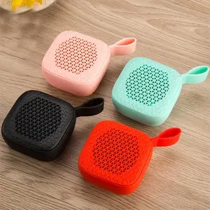 Factory Wholesale Cheap Waterproof Speaker Mini Wireless BT Portable Speakers with Ring