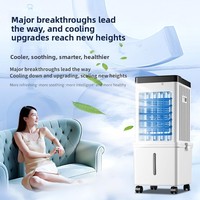 Ventilateur de climatisation portable transfrontalier AC avec télécommande, mini-refroidisseur d'air domestique à évaporation, doté d'un minuterie à 3 vitesses