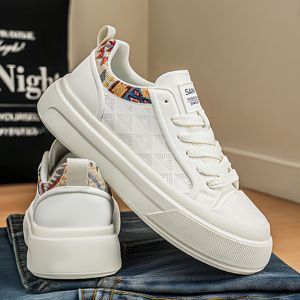 <span class=keywords><strong>Chaussures</strong></span> de sport neutres à semelles épaisses |   <span class=keywords><strong>Chaussures</strong></span> ethniques brodées |   <span class=keywords><strong>Chaussures</strong></span> décontractées respirantes pour hommes et femmes - Product Image 1