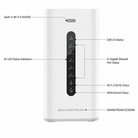 Grandstream GCC6010W Tout-en-un Wi-Fi 6 AX4200 Passerelle d'entreprise Routeur VPN NGFW Pare-feu IP PBX Commutateur Gigabit 5 ports Couche 3