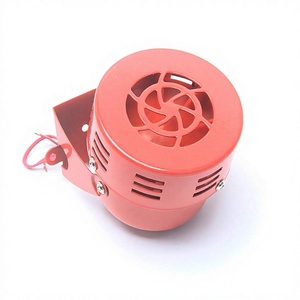 Klaxon de voiture 12V, avertisseur sonore rouge pour camion, sirène de type raid aérien, haut-parleur - Product Image 2