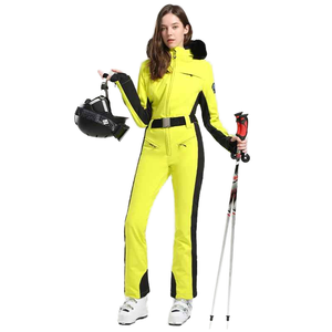 Nouvelle Collection 2026 : Veste de Ski à Capuche Personnalisée pour Femme – Qualité Supérieure, Imperméable 3 Couches 20000mm, Sans Plumes, Fermeture Éclair, Style Décontracté - Product Image 1