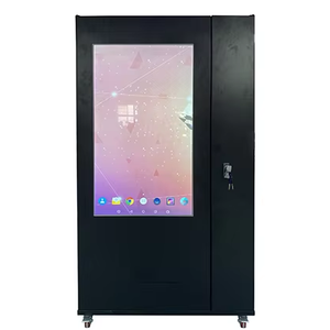 Máquina Expendedora de pantalla táctil de 49 pulgadas, máquina expendedora automática, cinta transportadora con pago sin efectivo, proveedor de refrigeración