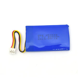 리튬 배터리 <span class=keywords><strong>053048</strong></span> <span class=keywords><strong>3.7V</strong></span> <span class=keywords><strong>800mAh</strong></span> 리튬 폴리머 배터리 충전식 리튬 이온 폴리머 배터리 - Product Image 1