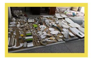 <strong>Dental</strong> <strong>Chair</strong> Accessory: Five-piece Rack Set with Valve Core, Three-in-one Scaler Holder and Storage Box - Product Image 4