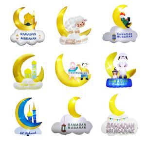 Ballon gonflable portable modèle mosquée musulmane et chameau, ornement pour la prière et l'introspection pendant le jeûne - Product Image 2