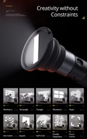 VFC10 10W lampe de poche pour vidéographie quatre couleurs pour la photographie lumière de remplissage 1/4 ''fil caméra support Cage éclairage photographique