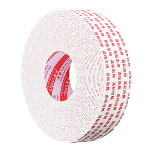 2024 Custom Printed High Adhesive Double-Sided Foam Tape Permanent Site Fixed Sponge Advertising Adhesive Paper&Film