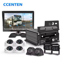 Solution MDVR pour voiture à 8 canaux, 4G GPS, écran IPS HD de 10,1 pouces, 8 caméras étanches, kit de boîte noire pour voiture, gestion de flotte de camions et de bus