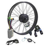 Kit de conversion de vélo électrique avec moteur de moyeu de roue 36V 26 pouces, moteur de moyeu de roue avant/arrière 250w 350w 500w