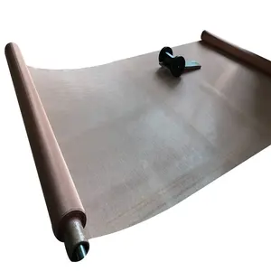 200 <strong>Mesh</strong> Ultra Fine Faraday Cage Emi Emf Rf <strong>Shielding</strong> Red <strong>Copper</strong> <strong>Wire</strong> <strong>Mesh</strong> - Product Image 4