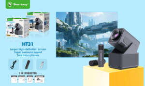 Projecteur portable HT31 720P HD, mini projecteur vidéo <span class=keywords><strong>mural</strong></span>, home cinéma pour chambre à coucher et dortoir - Product Image 6