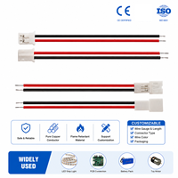 Cable Automotriz Personalizado de 8 Pines PH2.0, Rojo y Blanco, con Aislamiento de PVC y Conductor de Cobre, para Electrodomésticos