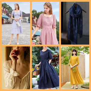 Tissu en rayures argentées 100 % polyester Georgette Chiffon pour Abaya – Matière pour robe – Grande Vente - Product Image 3