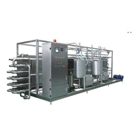 Machine de stérilisation et de pasteurisation de type plaque WZD UHT pour les industries de jus, de lait, de bière, d'œufs, de fermes, pompe principale 220V/380V PLC