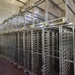 6 10 15 16 tầng thép không gỉ nướng Xe đẩy nhà bếp Giỏ hàng đa chức năng thực phẩm phục vụ xe đẩy món ăn di động Bun Pan giá - Product Image 2