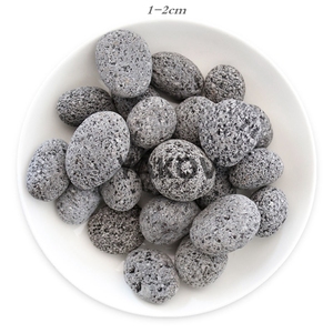 Gros maison jardin aménagement paysager gris noir <span class=keywords><strong>pierre</strong></span> <span class=keywords><strong>de</strong></span> <span class=keywords><strong>lave</strong></span> roulée galets <span class=keywords><strong>de</strong></span> <span class=keywords><strong>pierre</strong></span> - Product Image 2