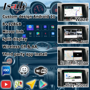 Caja de Navegación Android Auto CarPlay de 8+128 GB para Nissan 370z G37 2009-2017 con Conexión Inalámbrica, YTB, Netflix, Play Store y Lsailt - Product Image 4