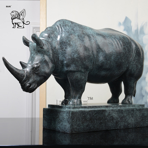BLVE grande décoration de jardin extérieur légende chinoise Statues d'animaux Sculpture de <span class=keywords><strong>Dragon</strong></span> en Bronze grandeur nature en métal moderne - Product Image 4