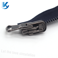 Fermeture à glissière shiy dorée en métal écologique #5 curseur de rail ouvert en forme de Y pour accessoires vestimentaires, veste en cuir pour vêtements d'extérieur