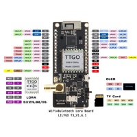 LILYGO TTGO Radio Anti-Catastrophe LoRa V2.1_1.6.1 Module ESP32 433/868/915Mhz Écran OLED 0.96 Pouces Communication WIFI Réseau