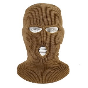 Đầy Đủ Mặt Thêu Mùa Đông Skimask Đan Balaclava Ba Lỗ Tùy Chỉnh Thiết Kế Mặt Trượt Tuyết Mặt Nạ - Product Image 5