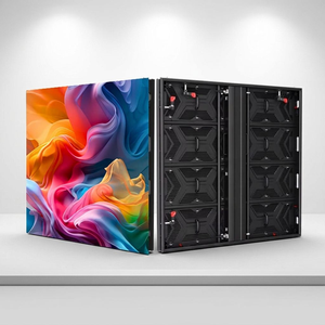 Mur vidéo LED couleur plein écran pour location extérieure, IP65, boîtier en aluminium moulé sous pression, maintenance frontale, haute luminosité, pour publicités en magasin et en ascenseur - Product Image 2