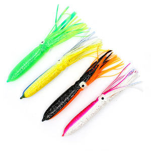 Esca <span class=keywords><strong>Artificiale</strong></span> in PVC Morbido con Stampa Polpo <span class=keywords><strong>per</strong></span> Pesca in Acqua Salata, Carpa, Persico, Spigola, Grande Simulazione 18cm/15g - Product Image 1