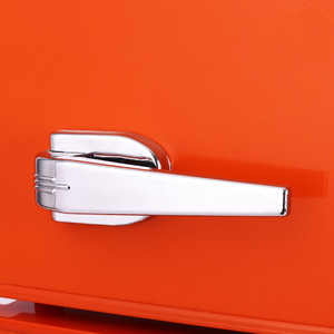 Réfrigérateurs à congélateur supérieur à double porte rétro 102L neufs, réfrigérateur <span class=keywords><strong>vintage</strong></span> avec poignées et thermostat réglable - Product Image 2